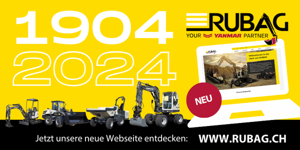 Visual neue Webseite + 120 Jahre RUBAG