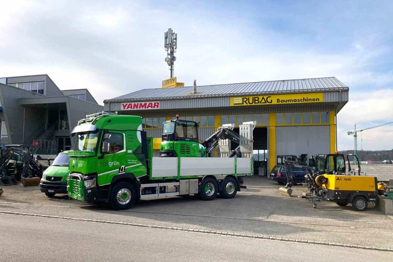 RUBAG Baumaschinen Filiale in Oberbüren von aussen