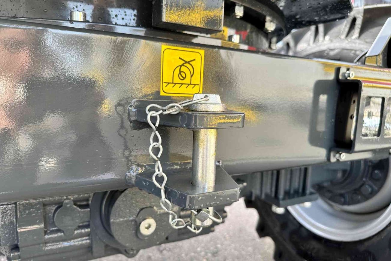 Dumper Anhängehaken Detailaufnahme